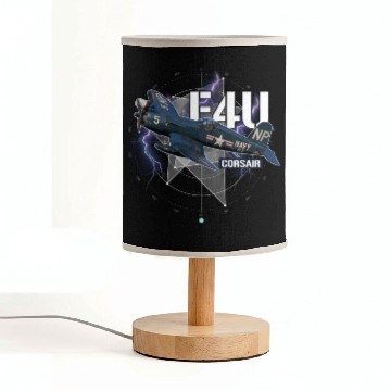Discover F4U Corsair WWII Aircraft Gift Fabric Lamps