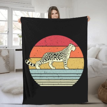 Discover Snow Leopard Baseball Fleece Blankets. Retro Style Baseball Fleece Blankets