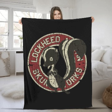 Discover Skunk Works ADP 1943 Fleece Blankets