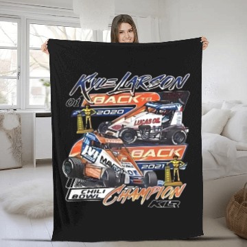 Discover Kyle Larson Fleece Blankets, Motorsports Fleece Blankets