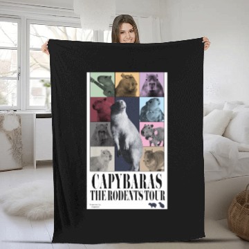 Discover Capybara TaylorSwift Eras Tour Fleece Blankets
