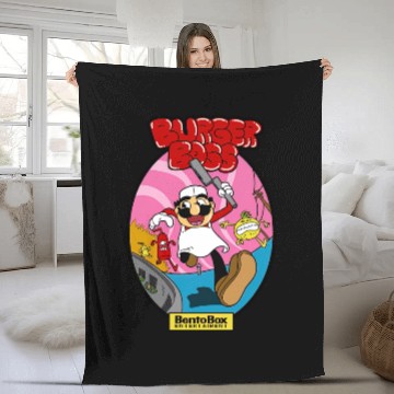 Discover Burger Boss - Bobs Burgers - Fleece Blankets
