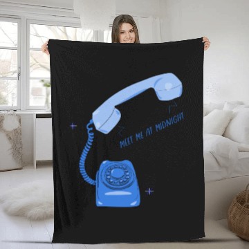 Discover Meet Me at Midnight Fleece Blankets