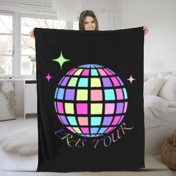 Discover Eras Tour Disco Ball Baseball Tees Fleece Blankets