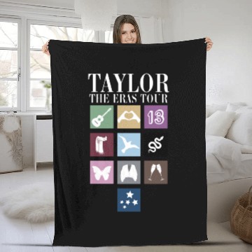 Discover TS Eras Tour - taylorswift tour Fleece Blankets