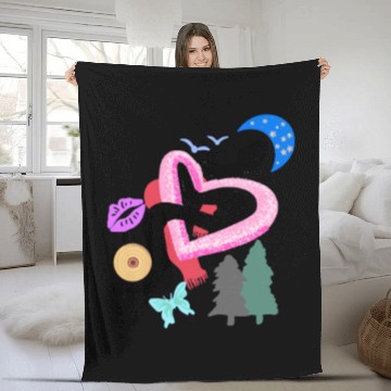 Discover TaylorSwift eras inspired logo Zip Fleece Blankets