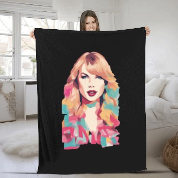 Discover taylowifts eras tour Sticker1 Fleece Blankets