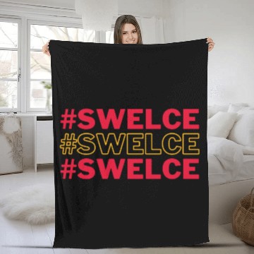 Discover Tayl0r Swift and Travis Kelce Swelce Fleece Blankets