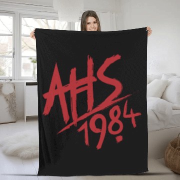 Discover American Horror Story: 1984 Logo Fleece Blankets