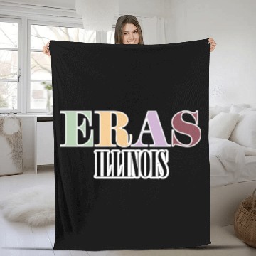 Discover Eras Tour Illinois Fleece Blankets