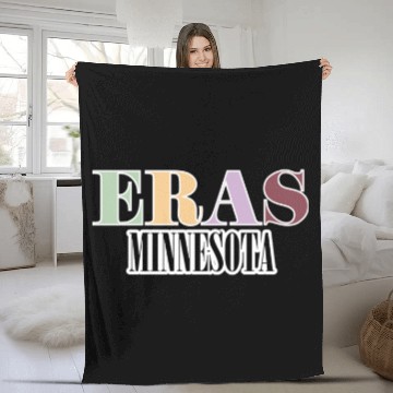 Discover Eras Tour Minnesota Fleece Blankets