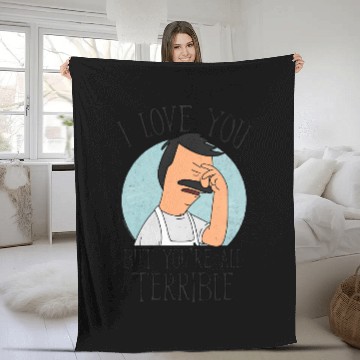 Discover Bobs Burgers - Love You Terribly Fleece Blankets