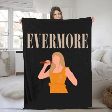 Discover taylorswift evermore eras tour art Zip Fleece Blankets
