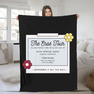 Discover São Paulo Night 2 Eras Tour Baseball Tees Fleece Blankets