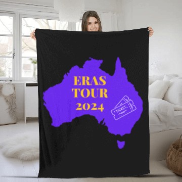 Discover Eras Tour Australia 2024 Fleece Blankets