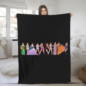 Discover Eras Tour-Taylors classique Fleece Blankets