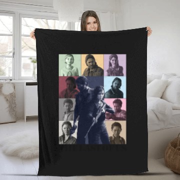 Discover The Last of Us Eras Tour (writing) Fleece Blankets