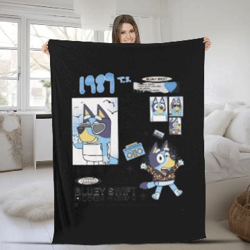 Discover BlueyDad 1989 T Eras Tour classique Fleece Blankets