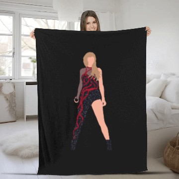 Discover Eras Tour Night One Reputation Glendale Arizonna Fleece Blankets