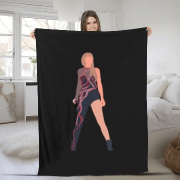 Discover Eras Tour Reputation Outfit Hawaiians Fleece Blankets