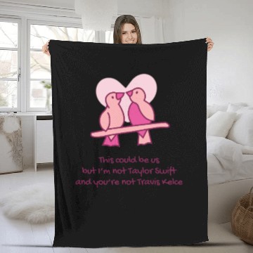 Discover taylorr Swift Travis Kelce Tayvis Lovebirds Fleece Blankets