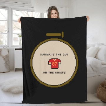 Discover taylorr swift and travis kelce - pixel art! (1) Fleece Blankets