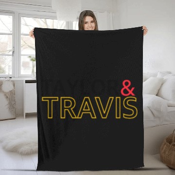 Discover taylorr swift and Travis kelce (3) Fleece Blankets