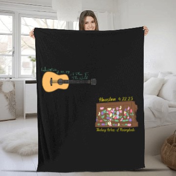 Discover Houston N2 Eras Tour Surprise Songs PackActive Zip Fleece Blankets