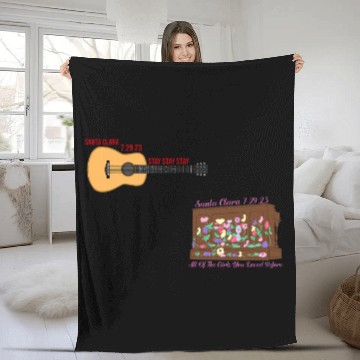 Discover Santa Clara N2 Eras Tour Surprise Songs PackActive Fleece Blankets