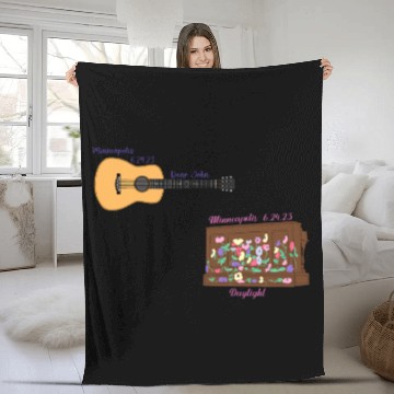 Discover Minneapolis N2 Eras Tour Surprise Songs PackActive Fleece Blankets