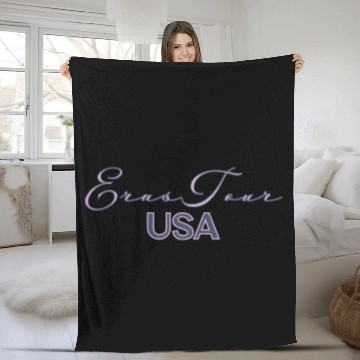 Discover Eras Tour USA Fleece Blankets