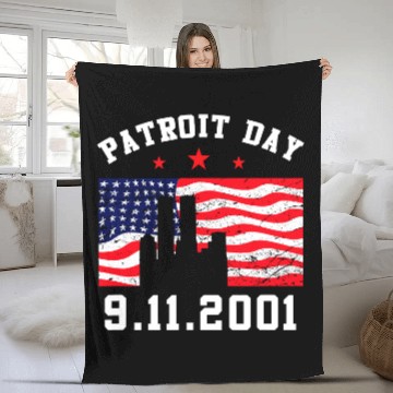 Discover 9-11 Patriot Day Fleece Blankets