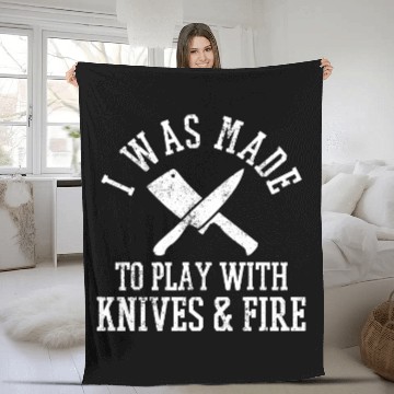 Discover Culinary Chef Cook Fleece Blankets