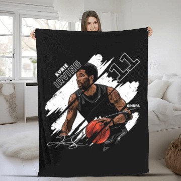 Discover Kyrie Irving Fleece Blankets