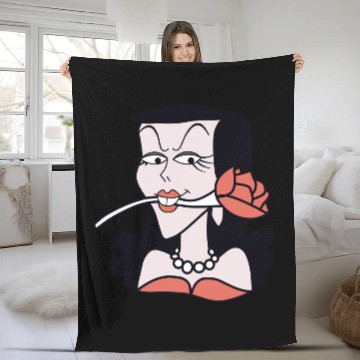 Discover natasha fatale as worn by kurt cobain - Kurt Cobain - Fleece Blankets