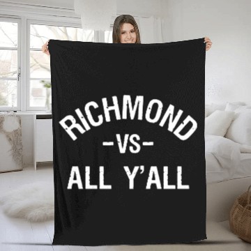 Discover Richmond Vs. All Y'all Fleece Blankets