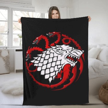 Discover Game of Thrones Sigil Mash-Up Fleece Blankets