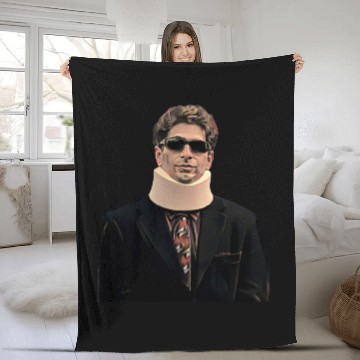 Discover Christopher Moltisanti Neck Brace Fleece Blankets, The Sopranos
