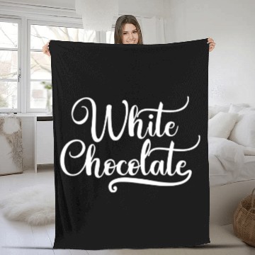 Discover White Chocolate Fleece Blankets