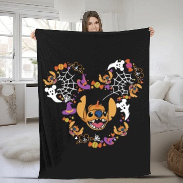 Discover Halloween Couple Matching Disney Fleece Blankets