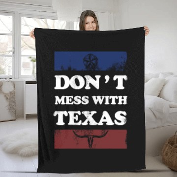 Discover Don't Mess With Texas Fleece Blankets