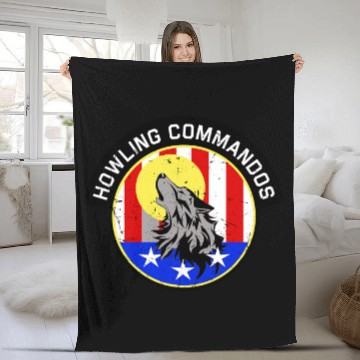 Discover Howling Commandos Patch - Captain America - Fleece Blankets
