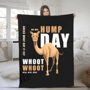 Discover Hump Day Fleece Blankets Guess What Day It Is - Camel! Fleece Blankets