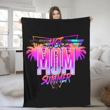 Discover Hot Mom Summer Fleece Blankets