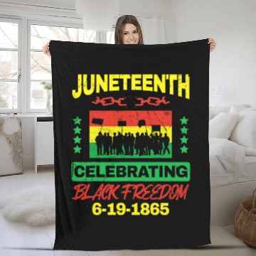Discover Juneteenth June 19th Black Freedom Baseball Jackets Fleece Blankets