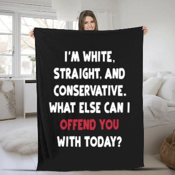 Discover White Privilege Offends Fleece Blankets