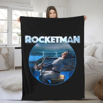 Discover Rocketman Movie Elton John Piano Fleece Blankets