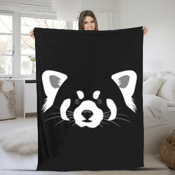 Discover Red Panda Fleece Blankets
