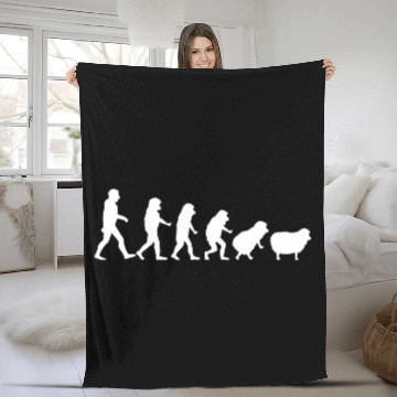 Discover Conspiracy Theorist Human Evolution Wake Up Sheeple Sheep Fleece Blankets
