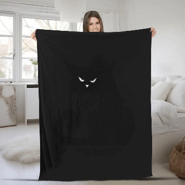 Discover Cat What Fleece Blankets